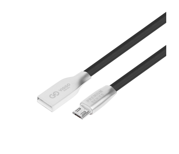 VIGGO DESIGN USB-microUSB 1m Czarny - 1457507 - zdjęcie